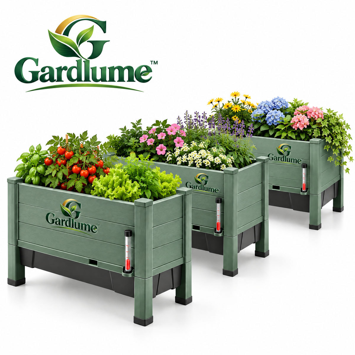 Gardivaro™ Self-Watering Planter Box Set