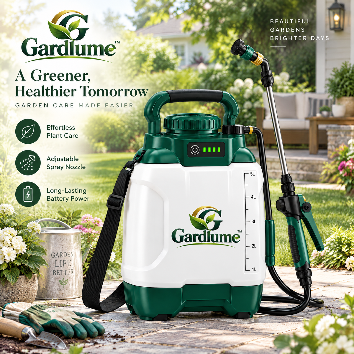 Gardivaro™ Rechargeable Garden Sprayer