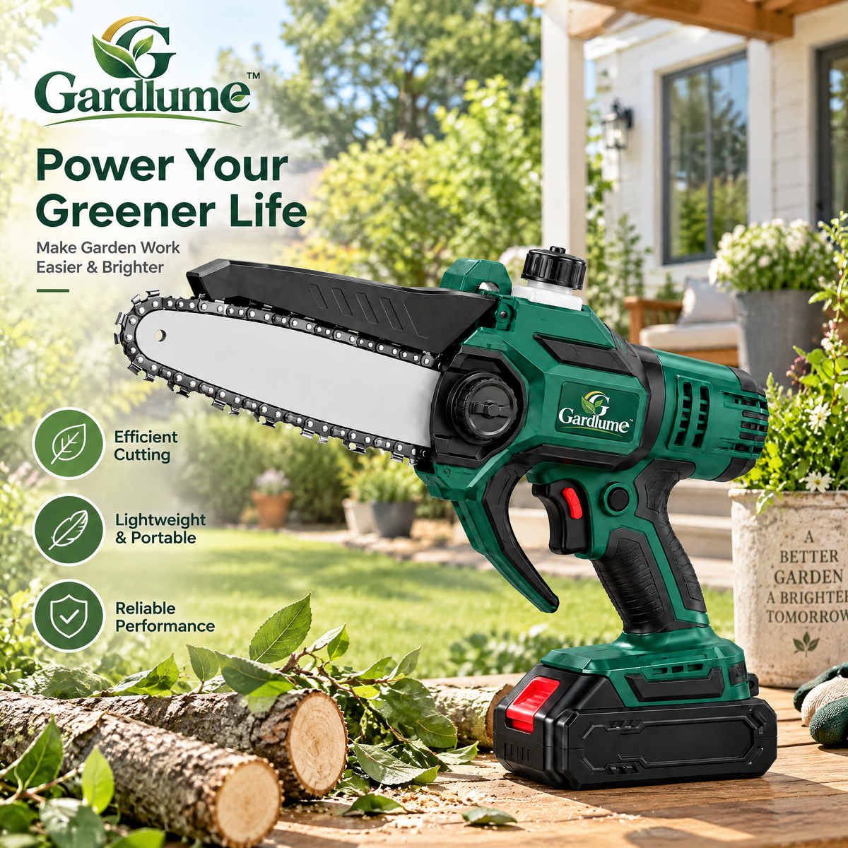 Gardivaro™ Cordless Mini Pruning Chainsaw
