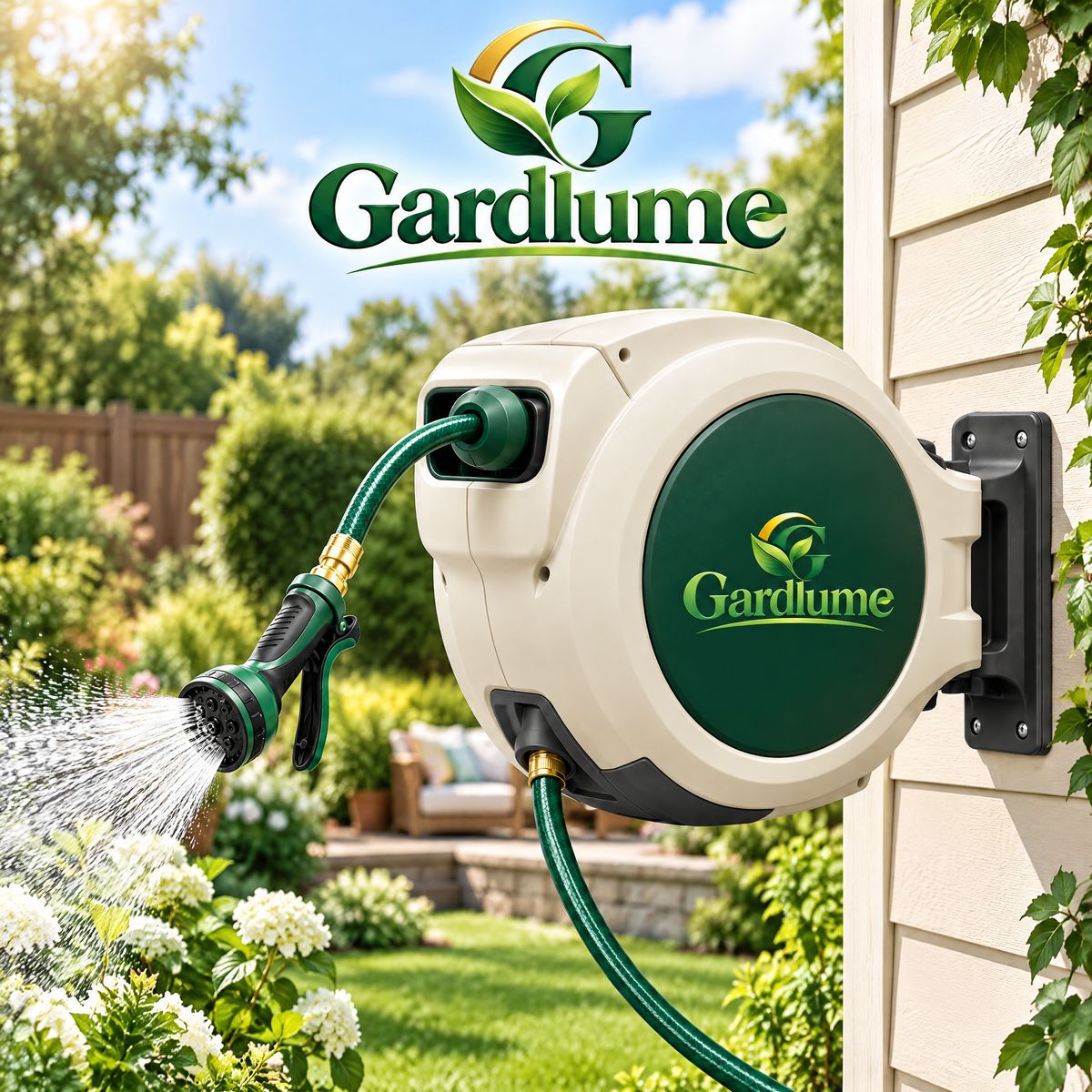 Gardivaro™ Retractable Garden Hose Reel