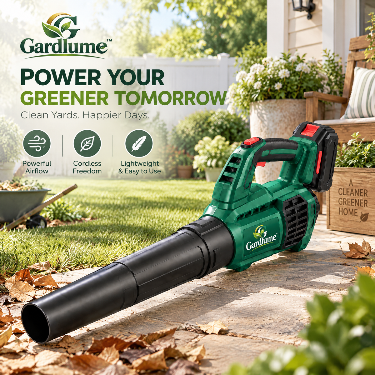 Gardivaro™ Cordless Leaf Blower