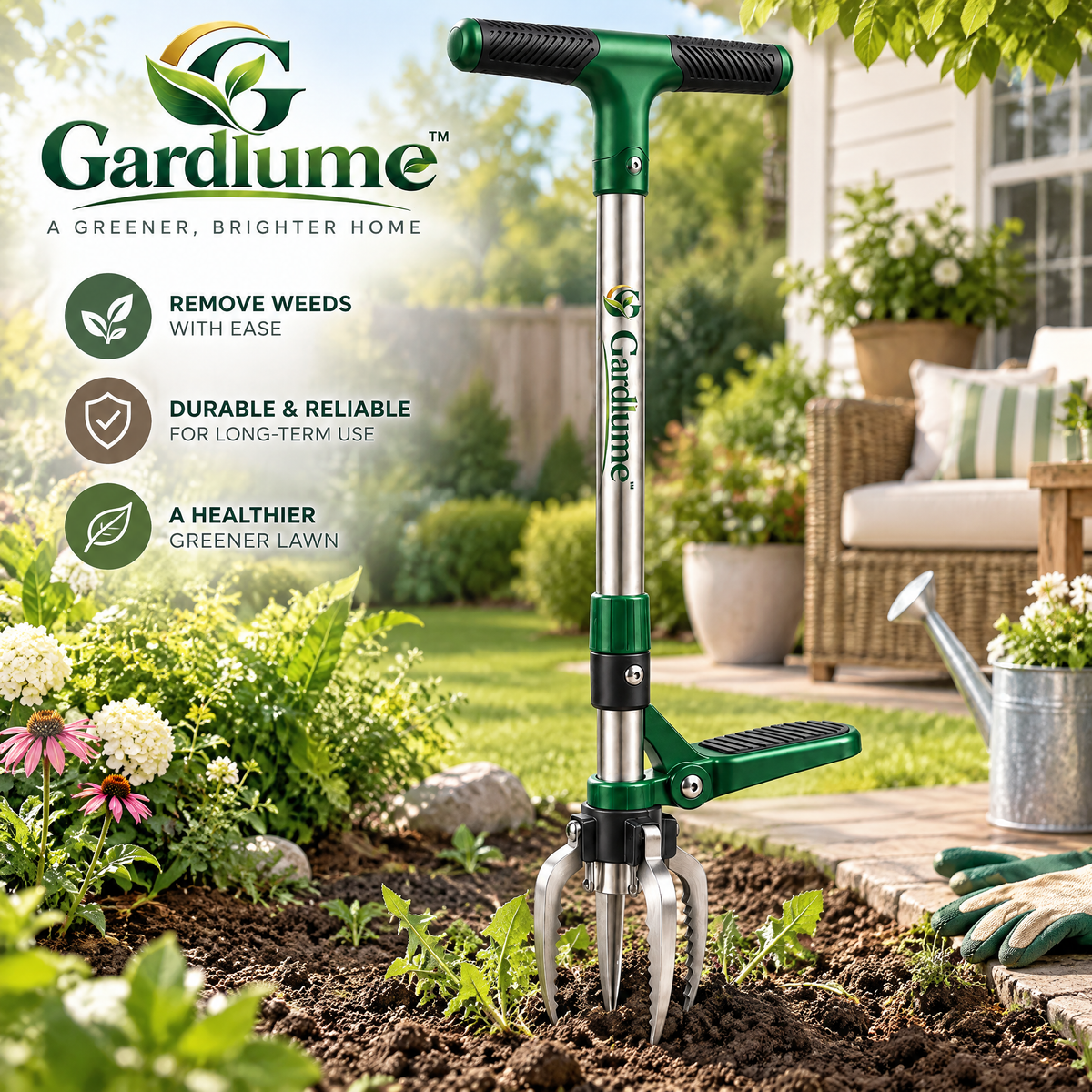 Gardivaro™ Stand-Up Weed Puller