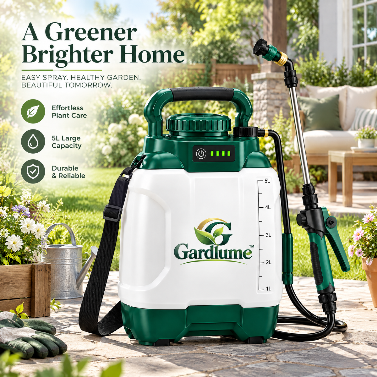 Gardivaro™ Rechargeable Garden Sprayer