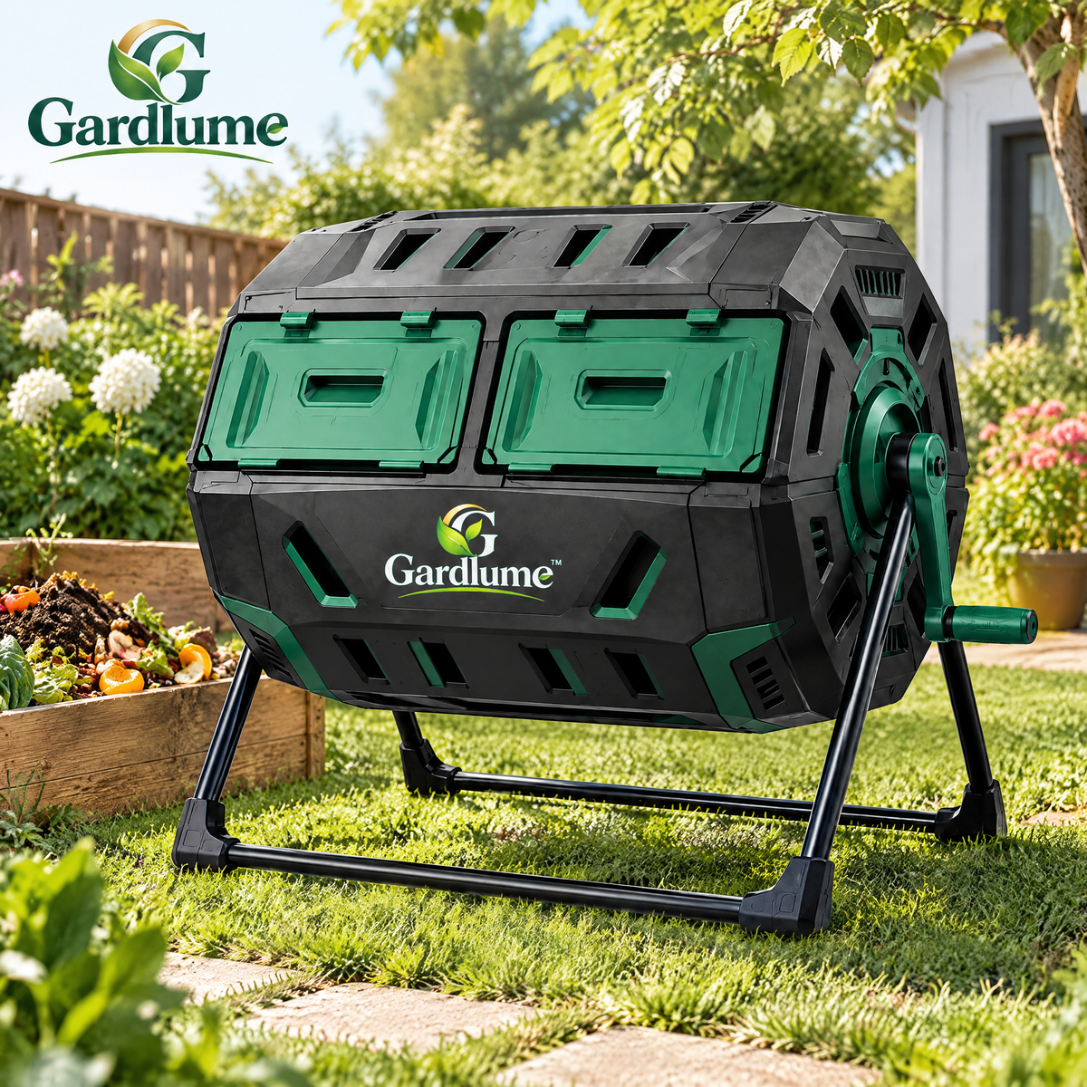 Gardivaro™ Tumbling Compost Bin