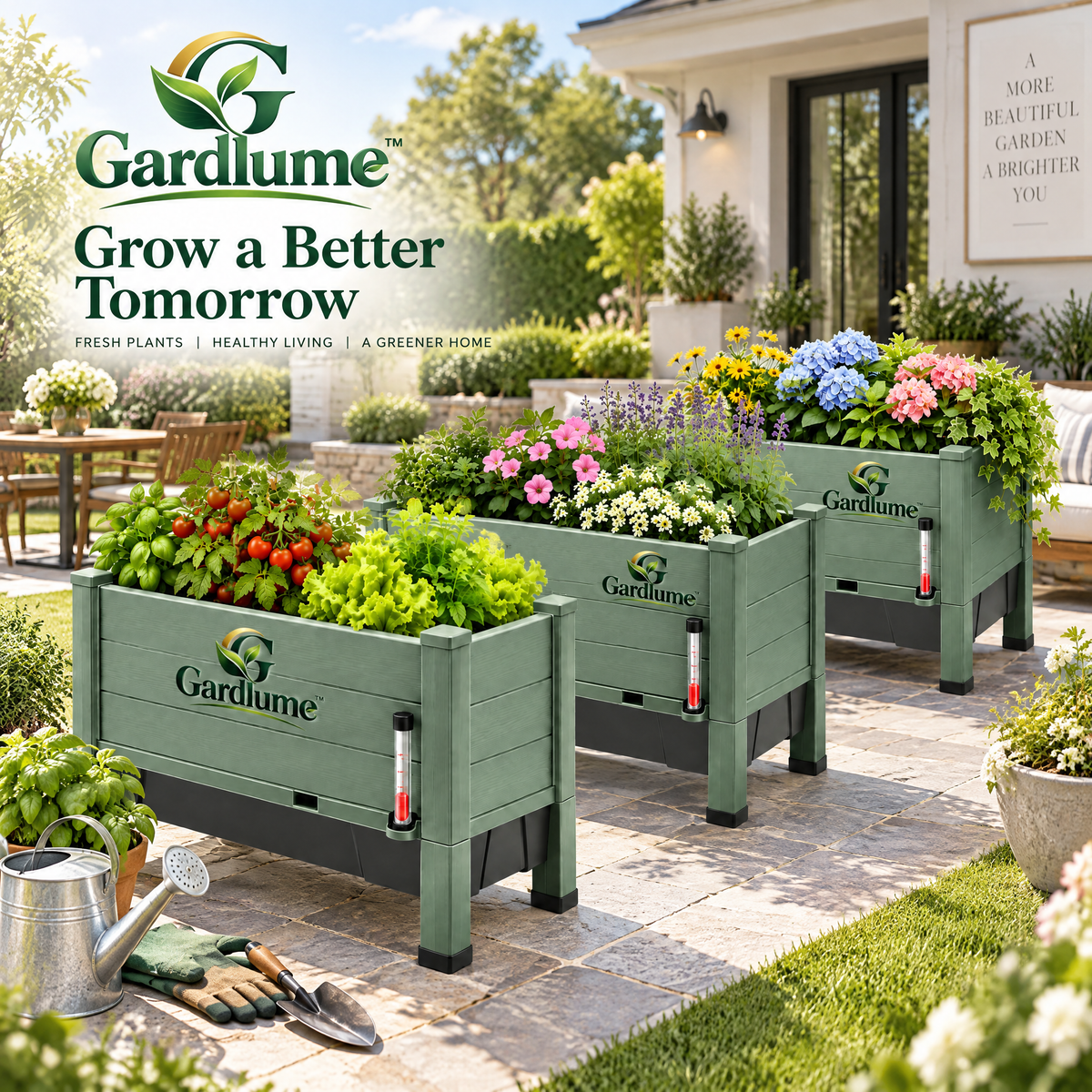 Gardivaro™ Self-Watering Planter Box Set