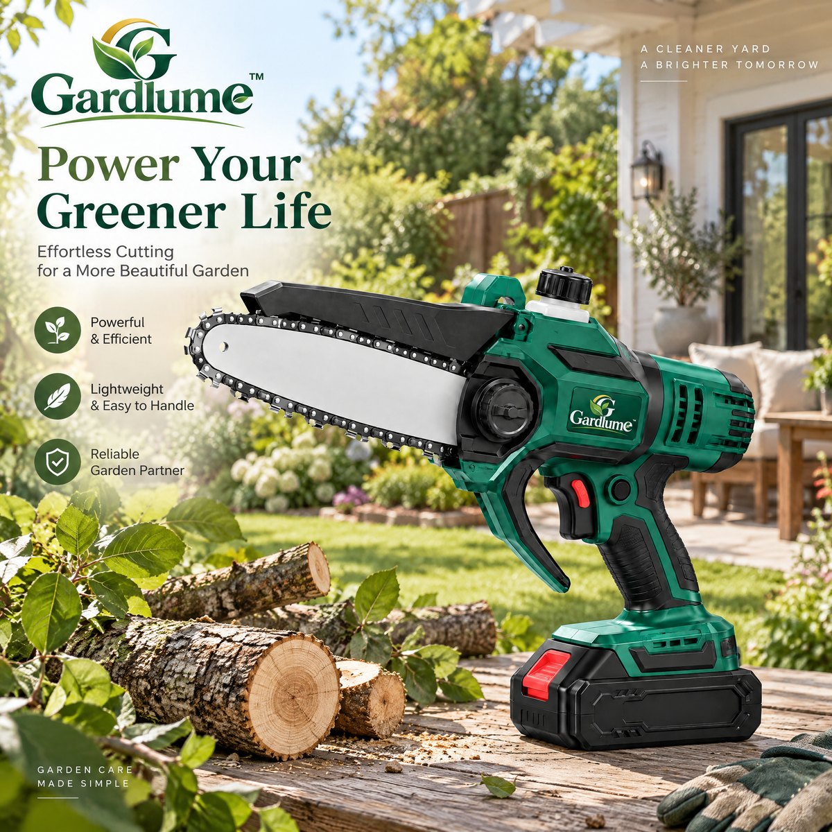 Gardivaro™ Cordless Mini Pruning Chainsaw