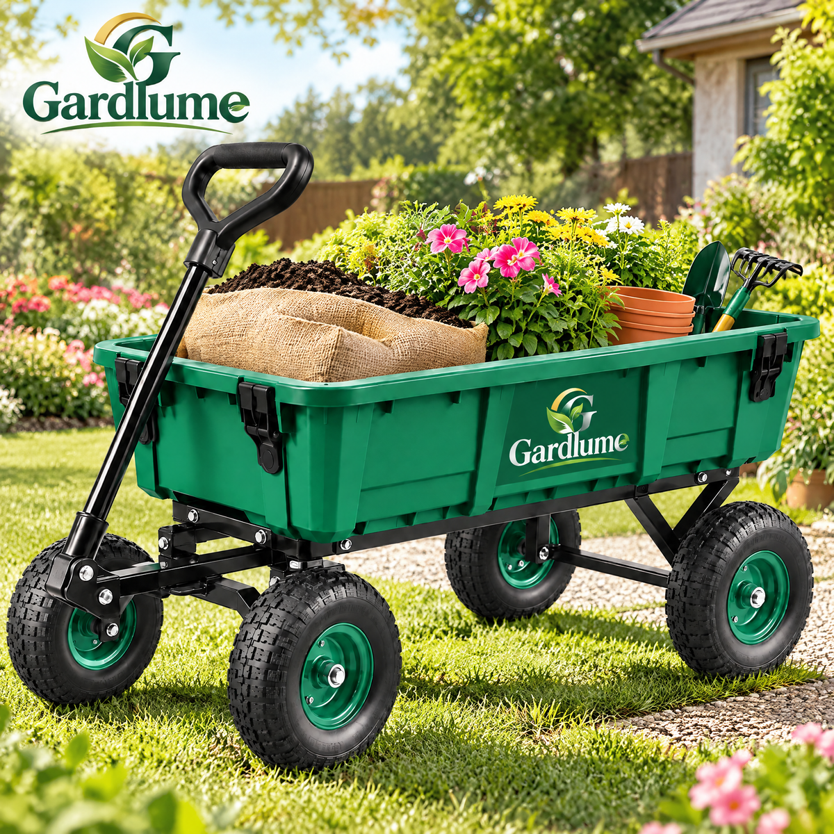 Gardivaro™ Multi-Purpose Garden Utility Cart