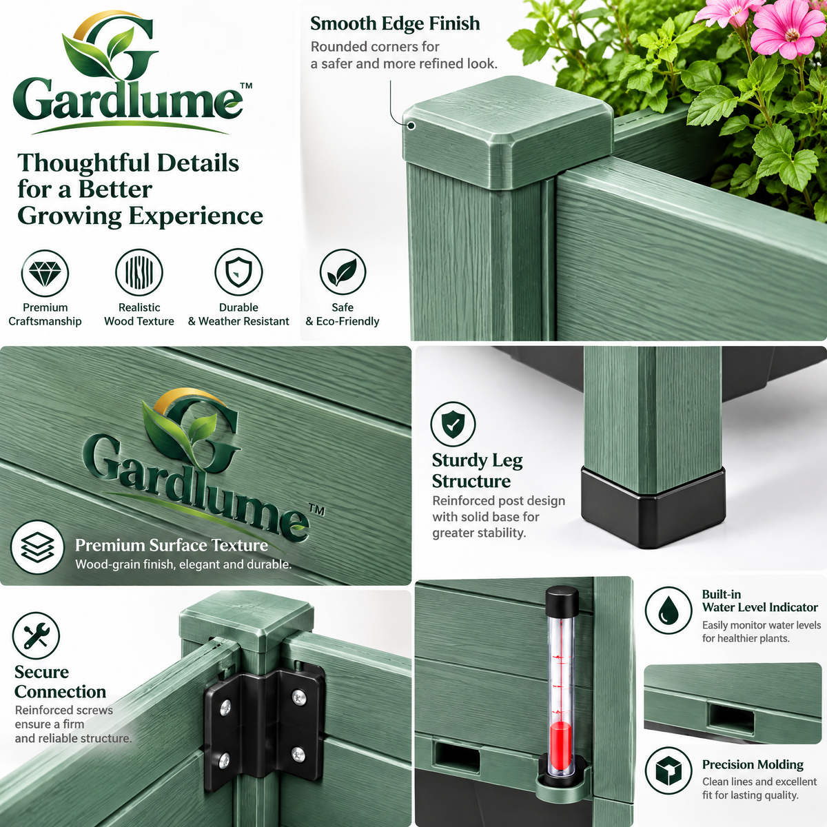 Gardivaro™ Self-Watering Planter Box Set
