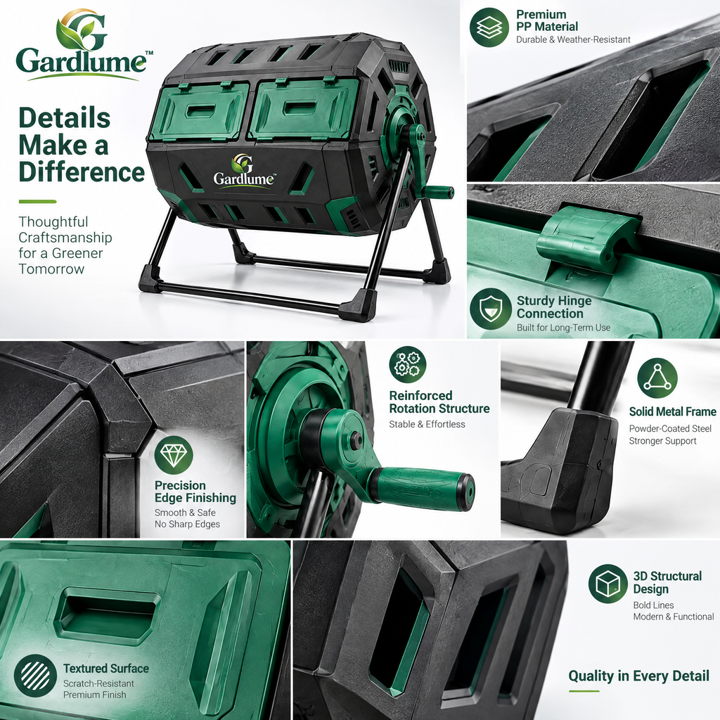 Gardivaro™ Tumbling Compost Bin