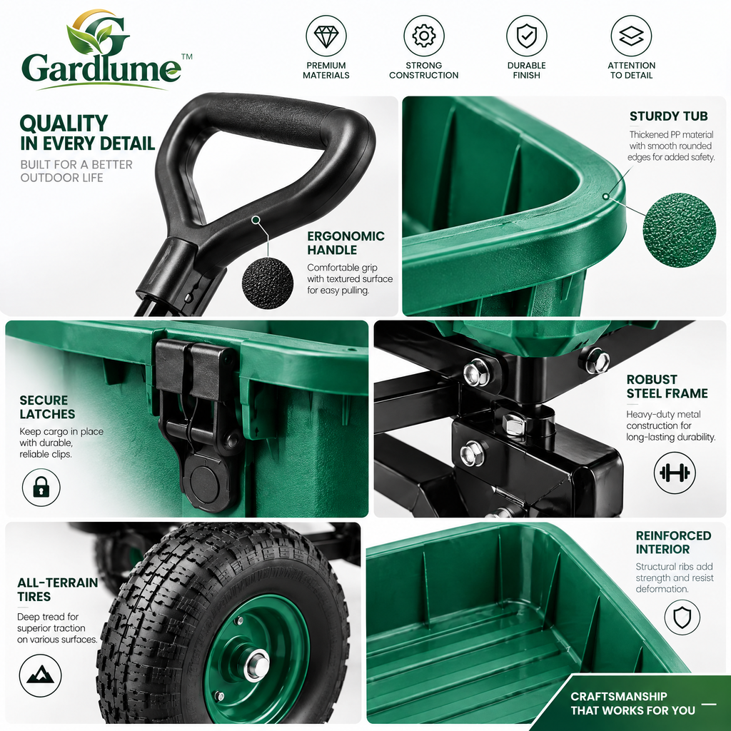 Gardivaro™ Multi-Purpose Garden Utility Cart