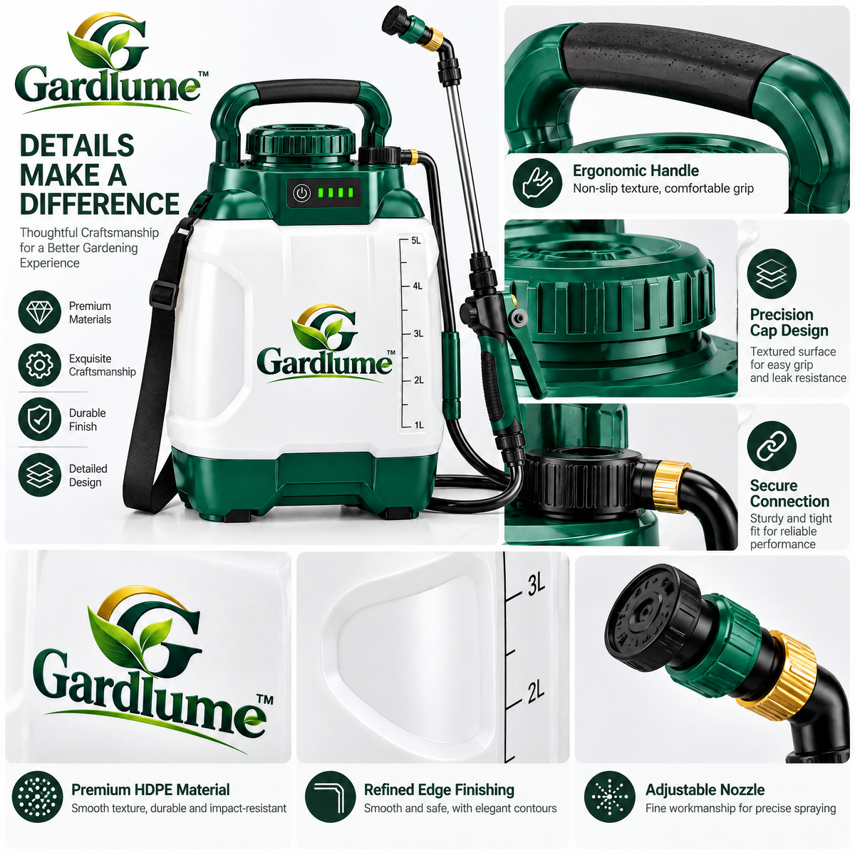 Gardivaro™ Rechargeable Garden Sprayer